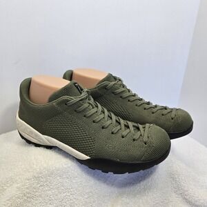Scarpa Mojito BIO Hiking Outdoor Shoes Mesh Men's Size 9 Green EUC Biodegradable